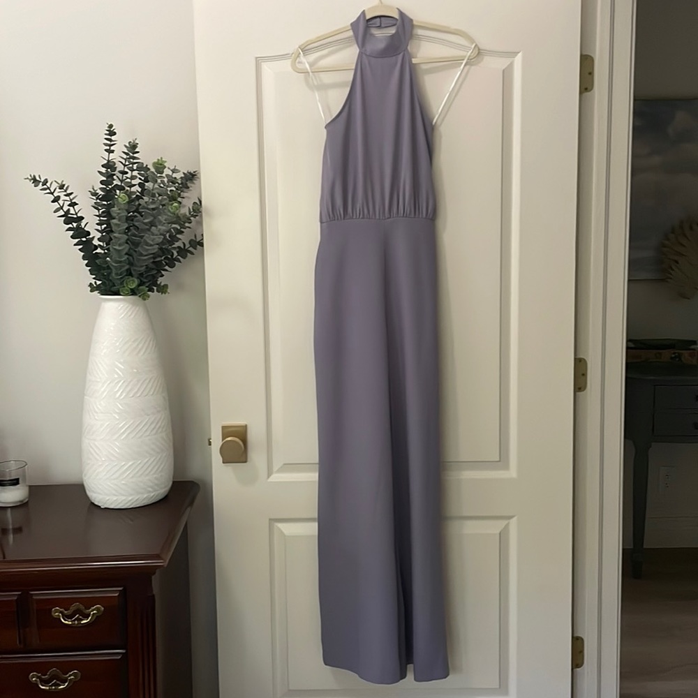 XS Lulu’s Moment for Life Lavender Halter Jumpsuit